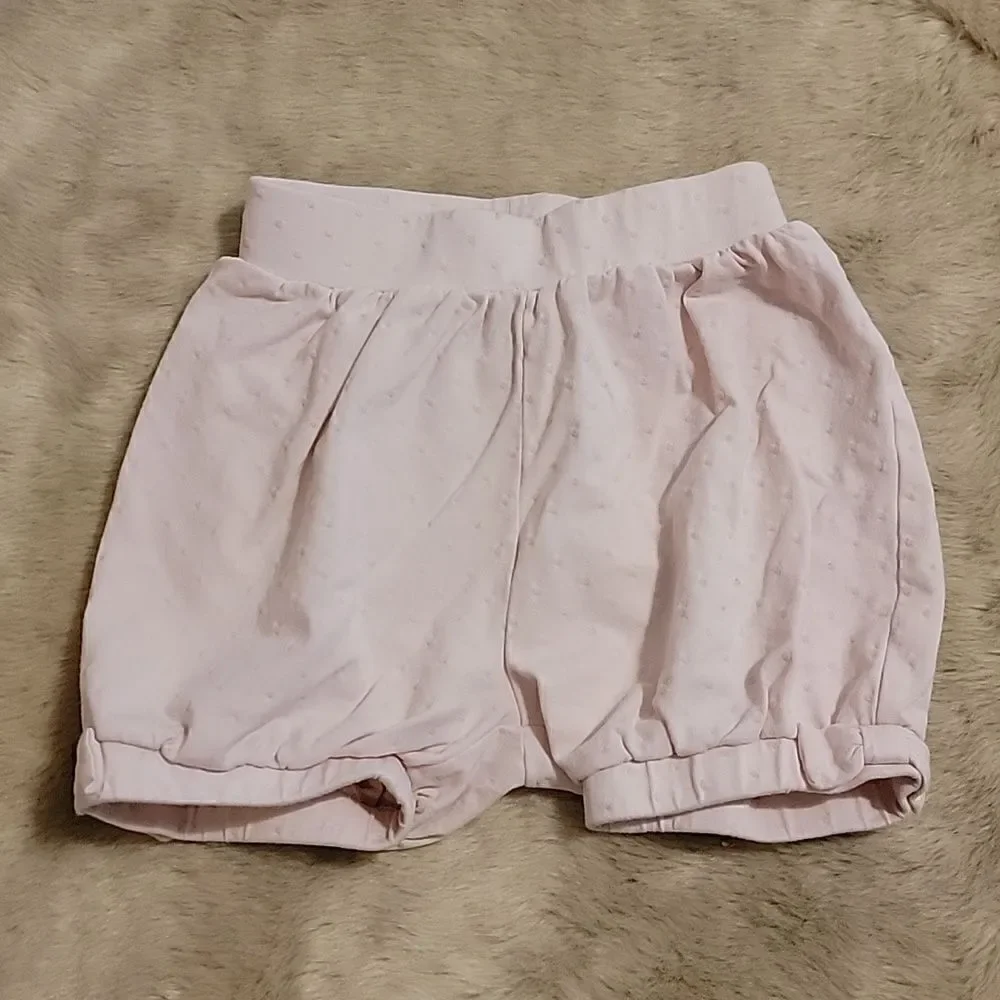 KATE SPADE 2-PIECE LIGHT PINK SLEEVELESS TOP AND SHORTS SET, SIZE 24 MONTHS